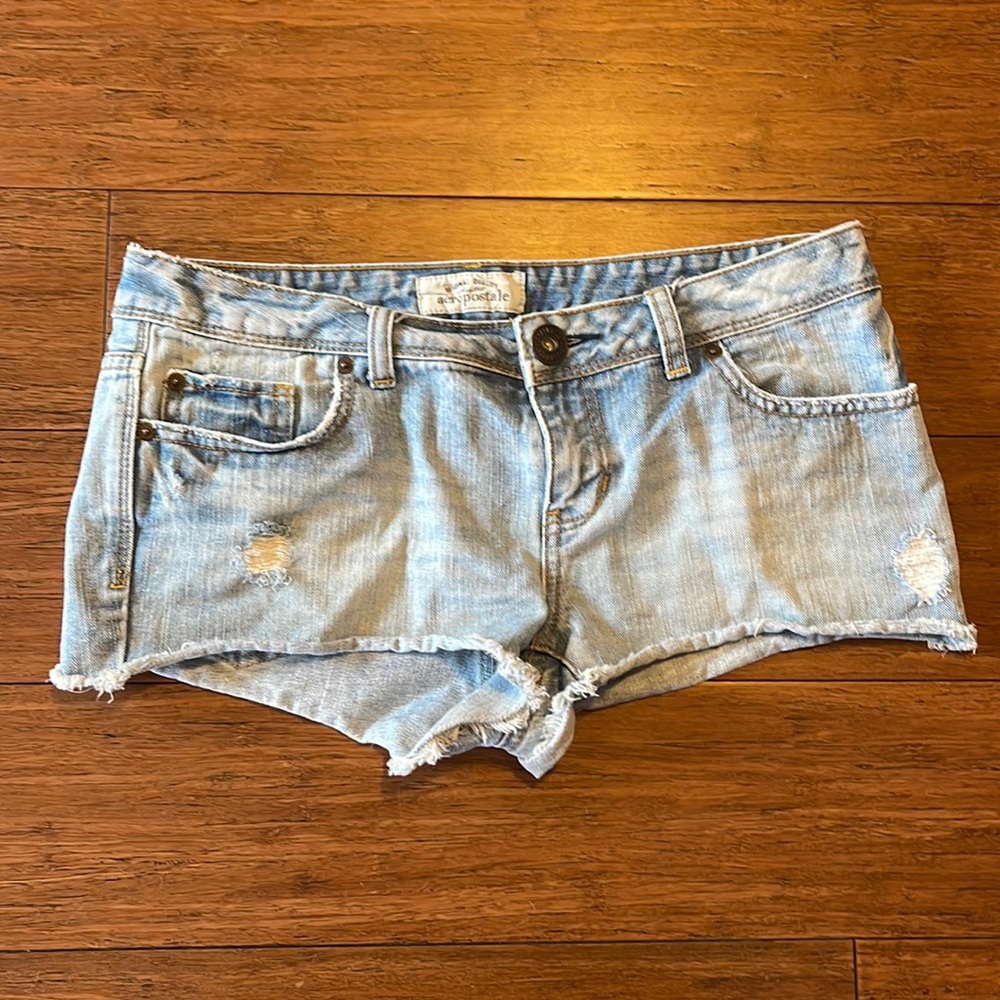 Denim shorts